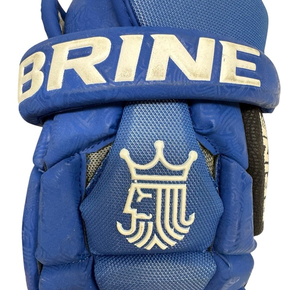 Brine King Lacrosse Gloves Superlight 12" Royal Blue - Picture 5 of 16
